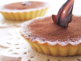 濃厚っ!生チョコバナナのタルトレット