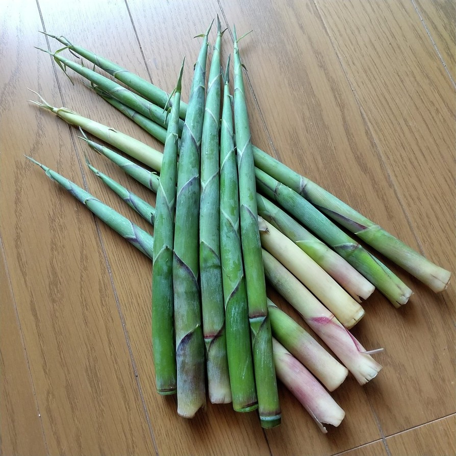 山菜レシピ☆細い竹の子の下ごしらえ♪の画像