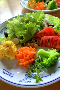 彩り野菜のわくわくサラダプレート
