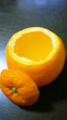 ☆甘夏のまるごとゼリー☆