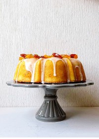 小さめバントケーキ型で作るオレンジケーキ