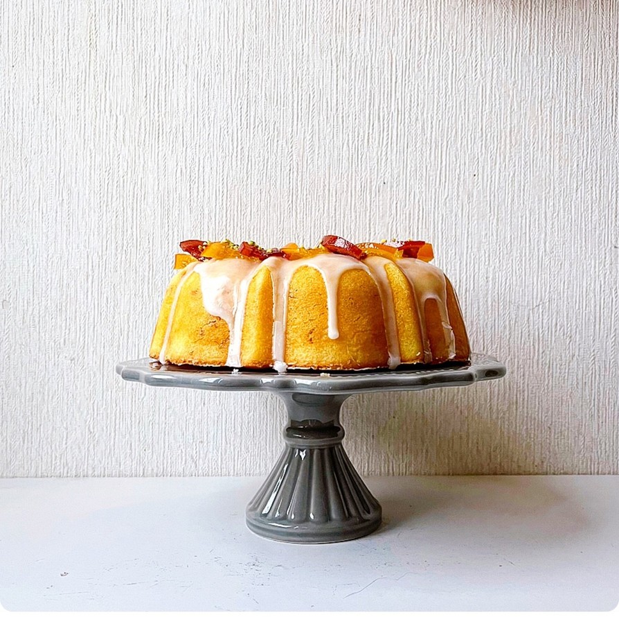 小さめバントケーキ型で作るオレンジケーキの画像