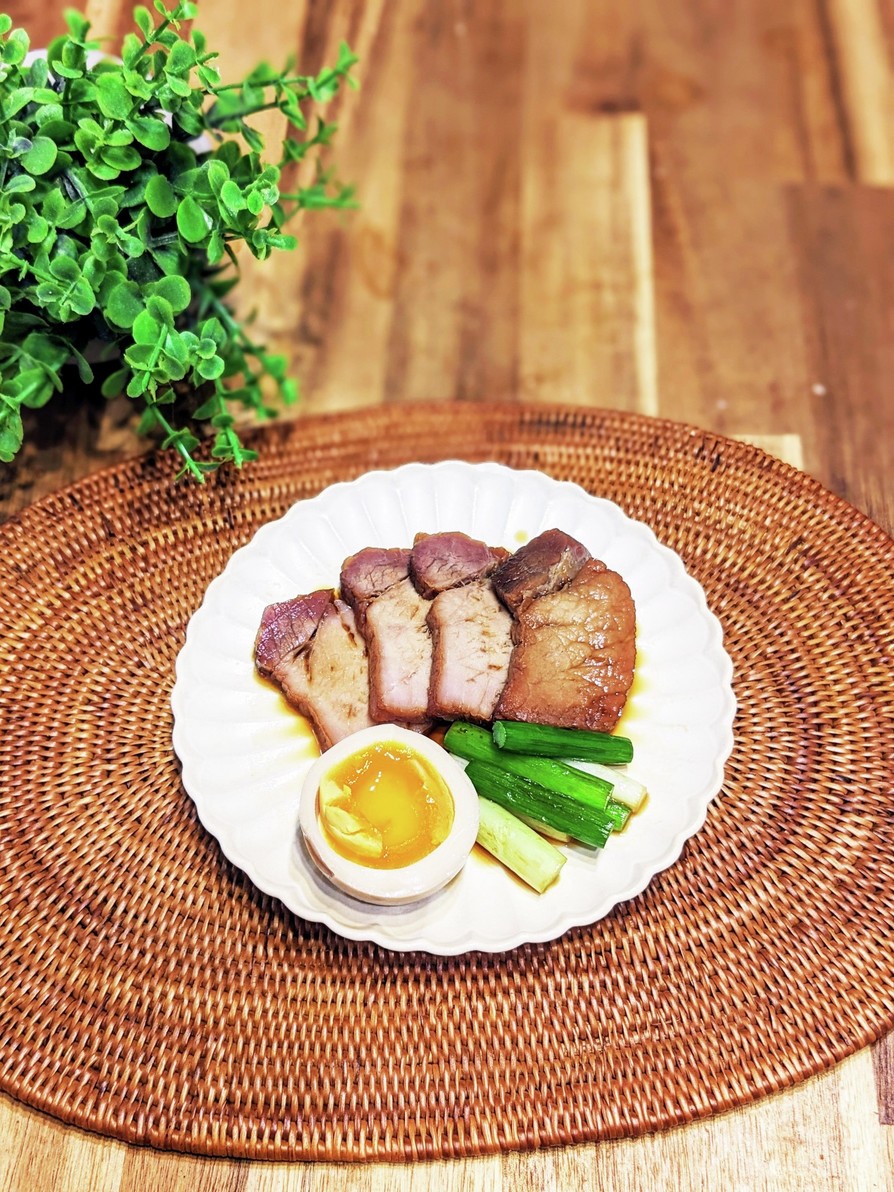 タンサン(重曹)漬込み肉で作る、簡単煮豚の画像