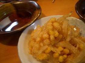 かき揚げ*新玉ねぎとコーン