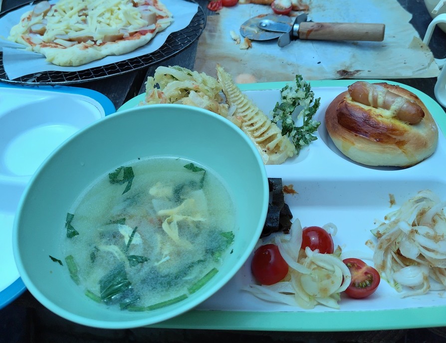筍と新玉ねぎの中華スープの画像