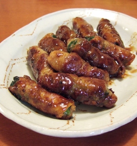 ほうれん草の肉巻き