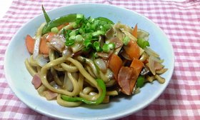 うまい!オイ&ゆず胡椒 焼うどん
