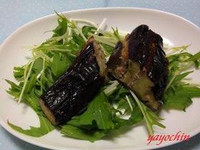 なすの肉詰め