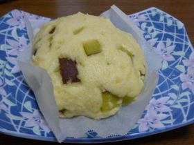 米粉で蒸しパン(蒸し器がなければ鍋で☆)