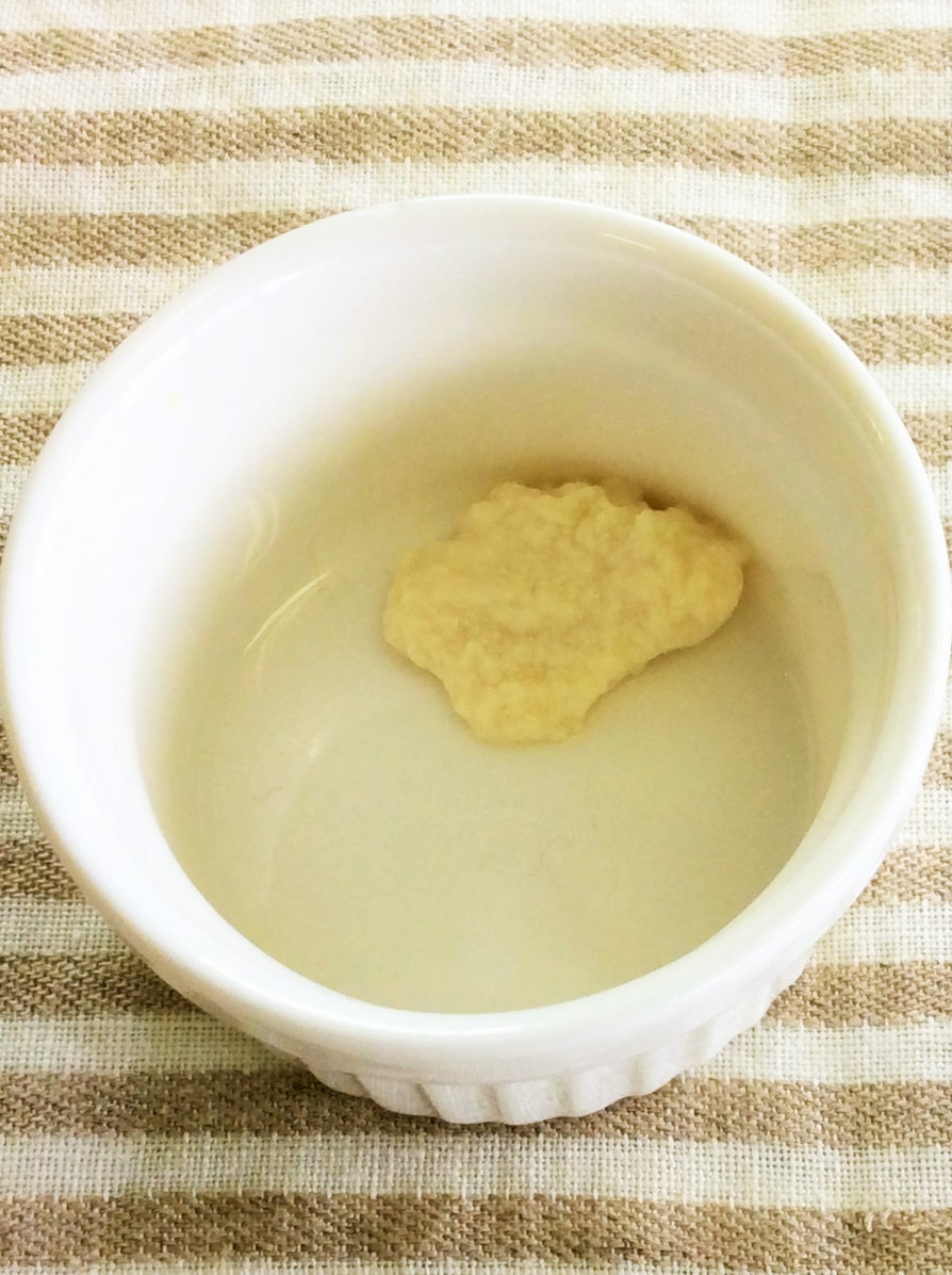 【離乳食初期】豆腐がゆの画像