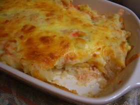 山芋と明太子のチーズ焼き