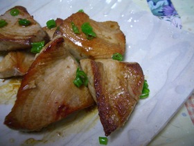 かつおのバターしょうゆソテー