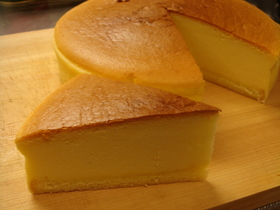 美味しいスフレチーズケーキ その1