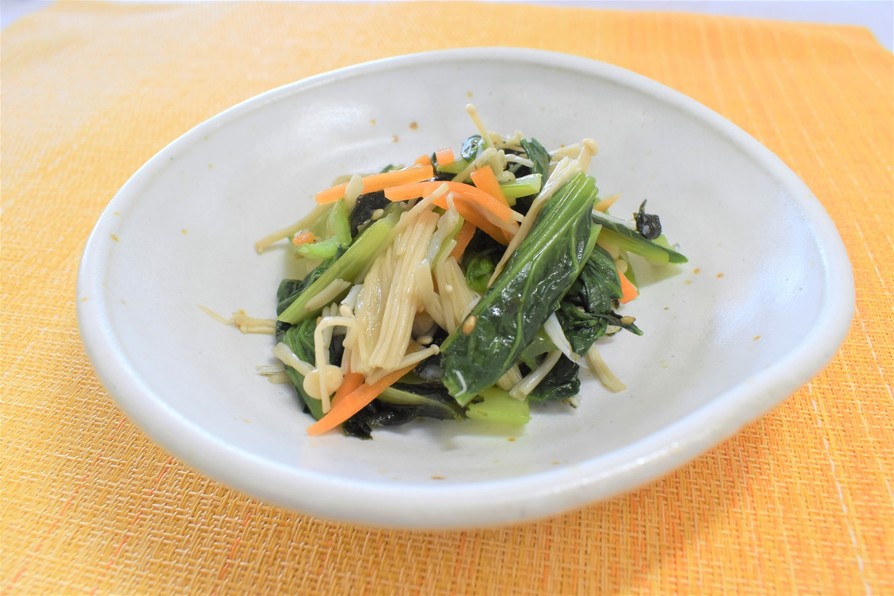 小松菜の韓国のり和えの画像