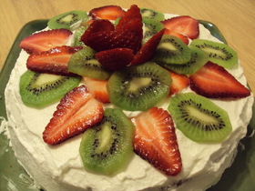 ホットケーキミックスで作るフルーツケーキ