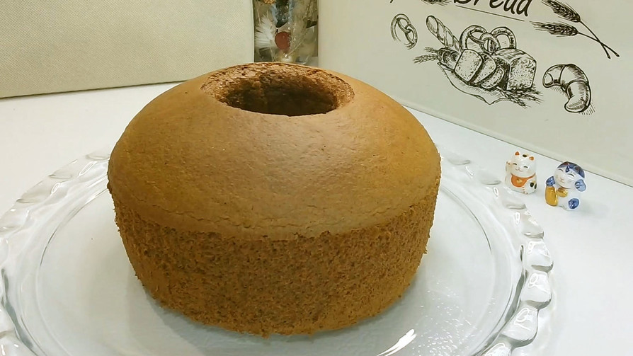 低糖質オートミール・ココアシフォンケーキの画像