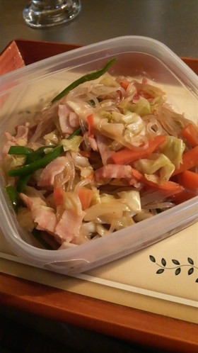 ヘルシーしらたきの焼うどん風☆