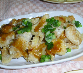 鶏皮の唐揚げ