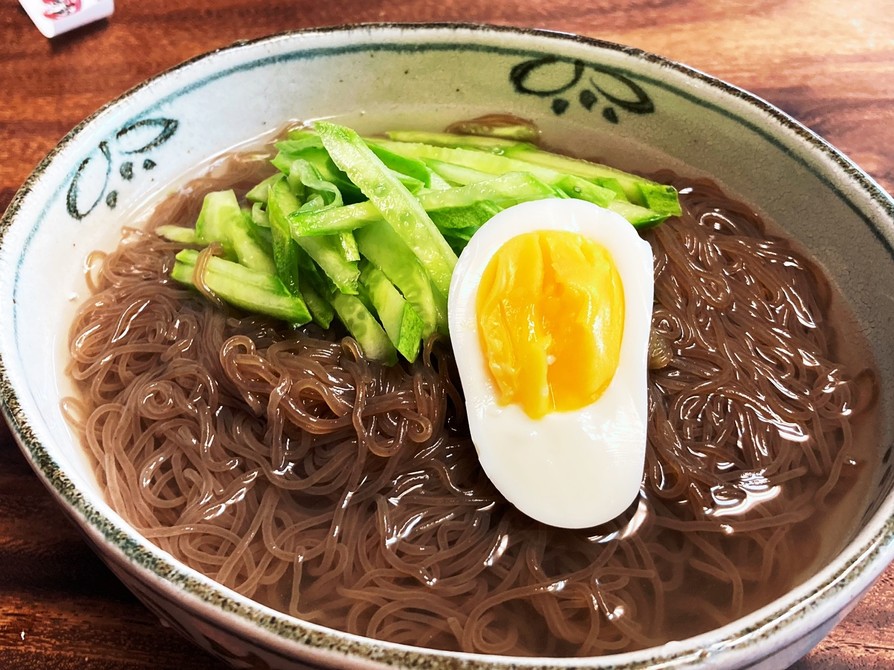 韓国冷麺スープ【日本の調味料５種だけ】の画像