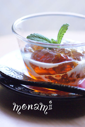 烏龍茶*ゼリ〜●