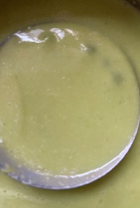 グリーンピースのクリームスープ
