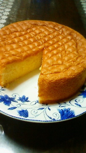 ふんわり☆ふわっふわっのスポンジケーキ