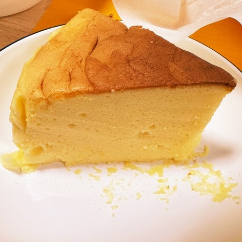 スフレチーズケーキ（スライスチーズで）