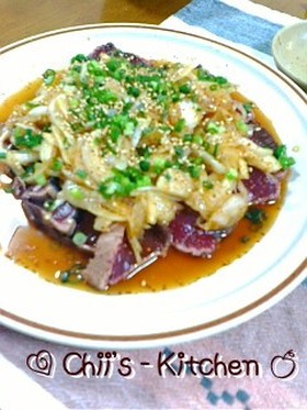 一味ちがう!中華ダレDEかつおのたたき