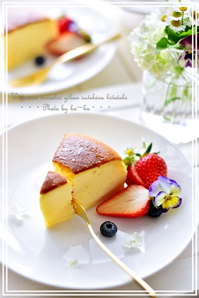 スフレチーズケーキ