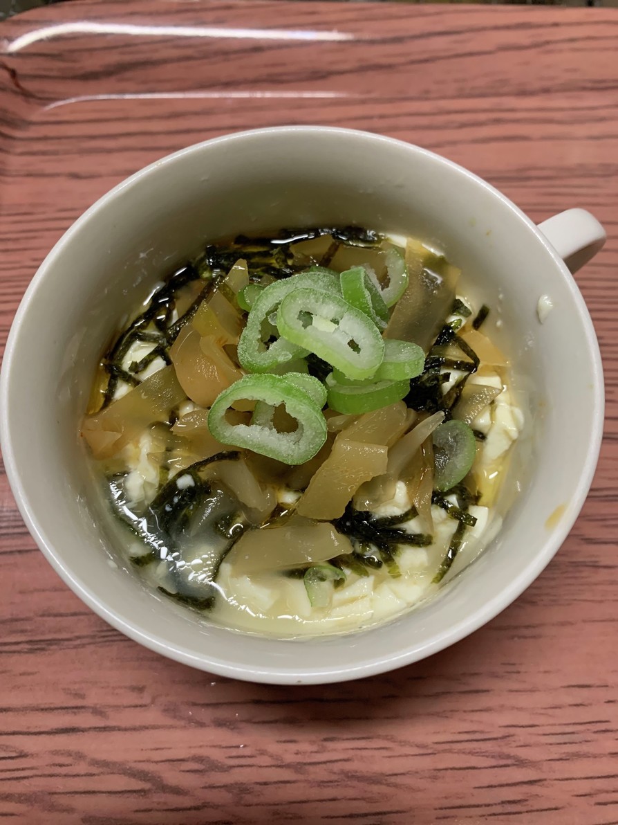 豆腐とザーサイの和え物の画像