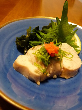 塩麹さんde鰤(ぶり)の白子の蒸し物