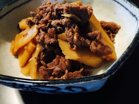たけのこと牛肉のしぐれ煮