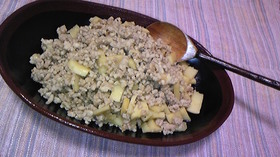 たけのこの鶏そぼろチック