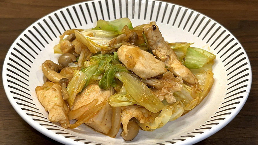 鶏肉の韓国風甘みそ炒めの画像