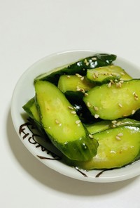 胡瓜の梅肉ナムル