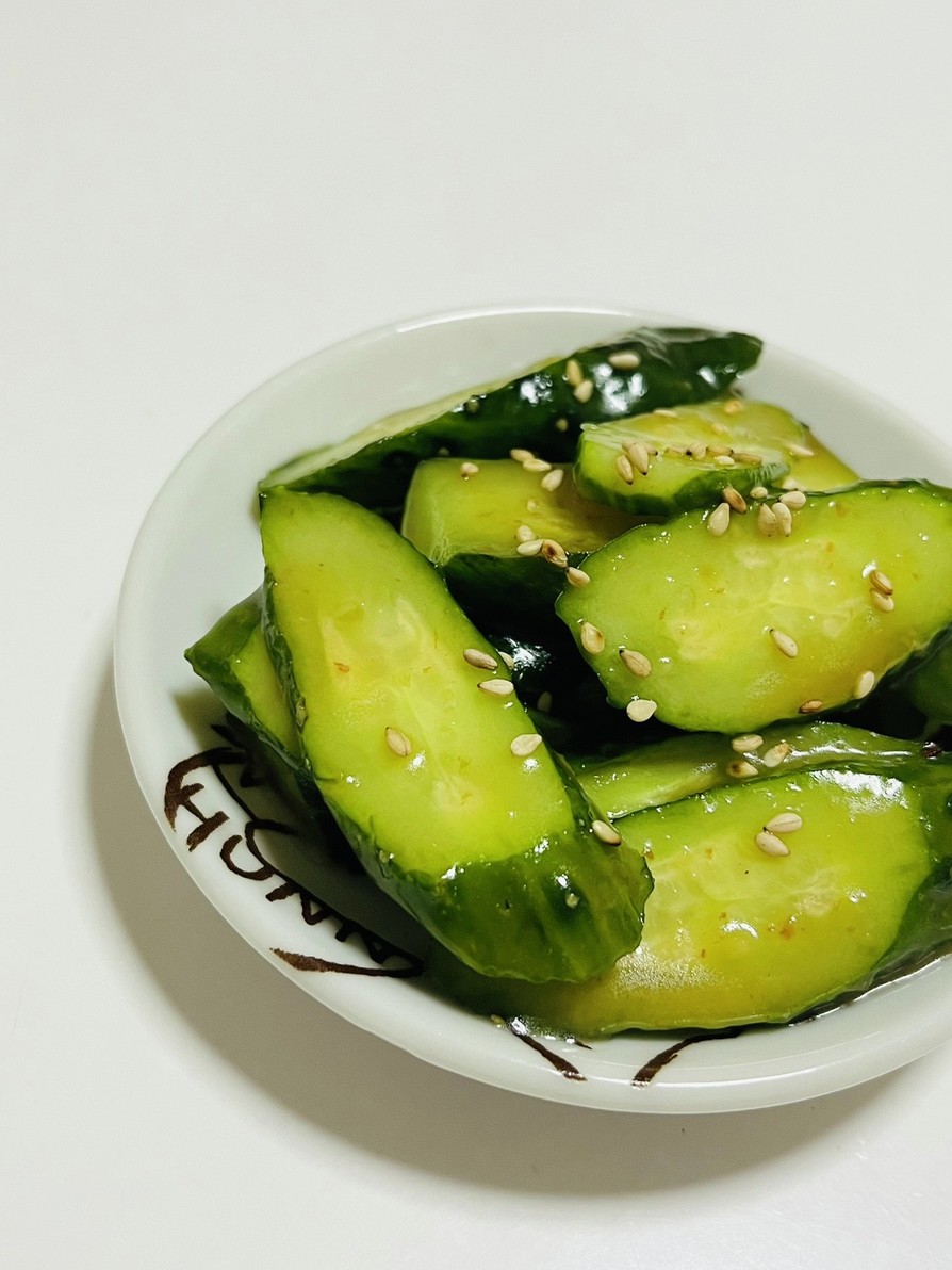 胡瓜の梅肉ナムルの画像