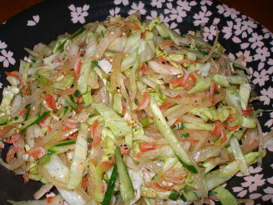 干し海老風味の中華サラダの画像