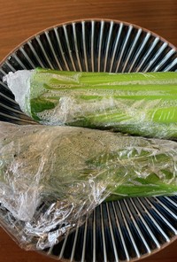 小松菜のレンチンの仕方