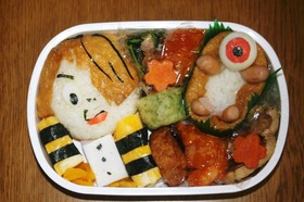 鬼太郎と目玉おやじ キャラ弁