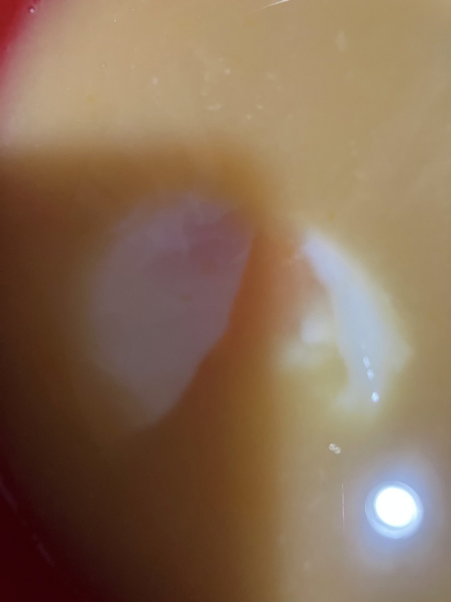 オガタ家　朝食　温泉玉子の味噌汁の画像