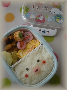 キャラ弁☆どアップ*まめゴマ*