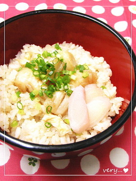 クック膳★帆立の炊き込みご飯