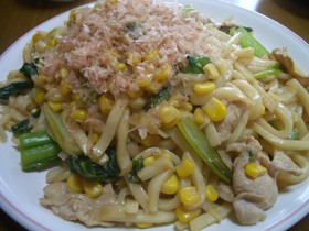 子供向き(!?)な焼きうどん