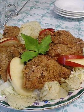 ☆胸肉で柔らかジューシーフライドチキン☆