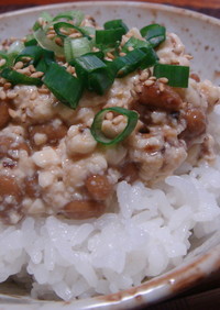 ✿納豆と豆腐のねこまんま✿