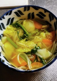じゃが芋イン！栄養☆野菜スープ！