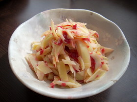 たけのこの梅肉あえ
