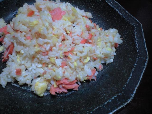 焼き鮭　ＤＥ　炒飯の画像