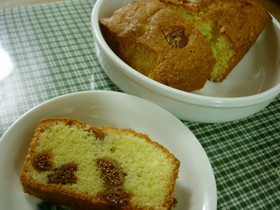 ドライイチジク入りパウンドケーキ