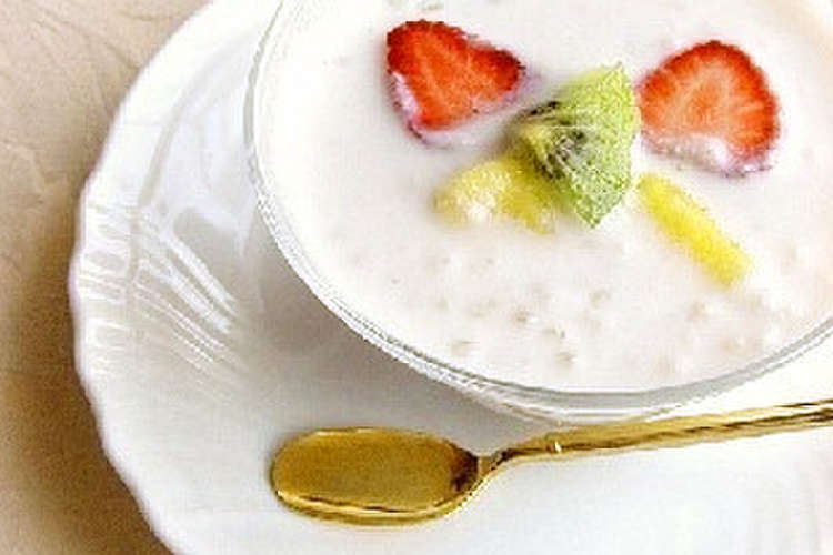 フルーツ入りタピオカココナッツミルク レシピ 作り方 By Y ｓ クックパッド 簡単おいしいみんなのレシピが376万品